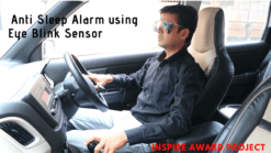 Anti sleep Alarm Engineering Project Using Eye Blink Sensor