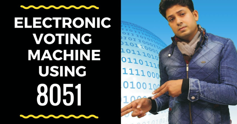 Electronic voting machine engineering project