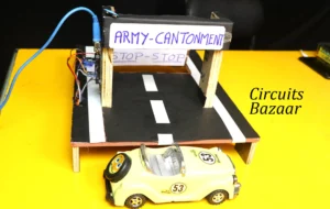 Automatic Road Blocker for Highly Sensitive Areas | School Project – Circuits Bazaar - Electronics & Electrical Engineering Project Kits Online