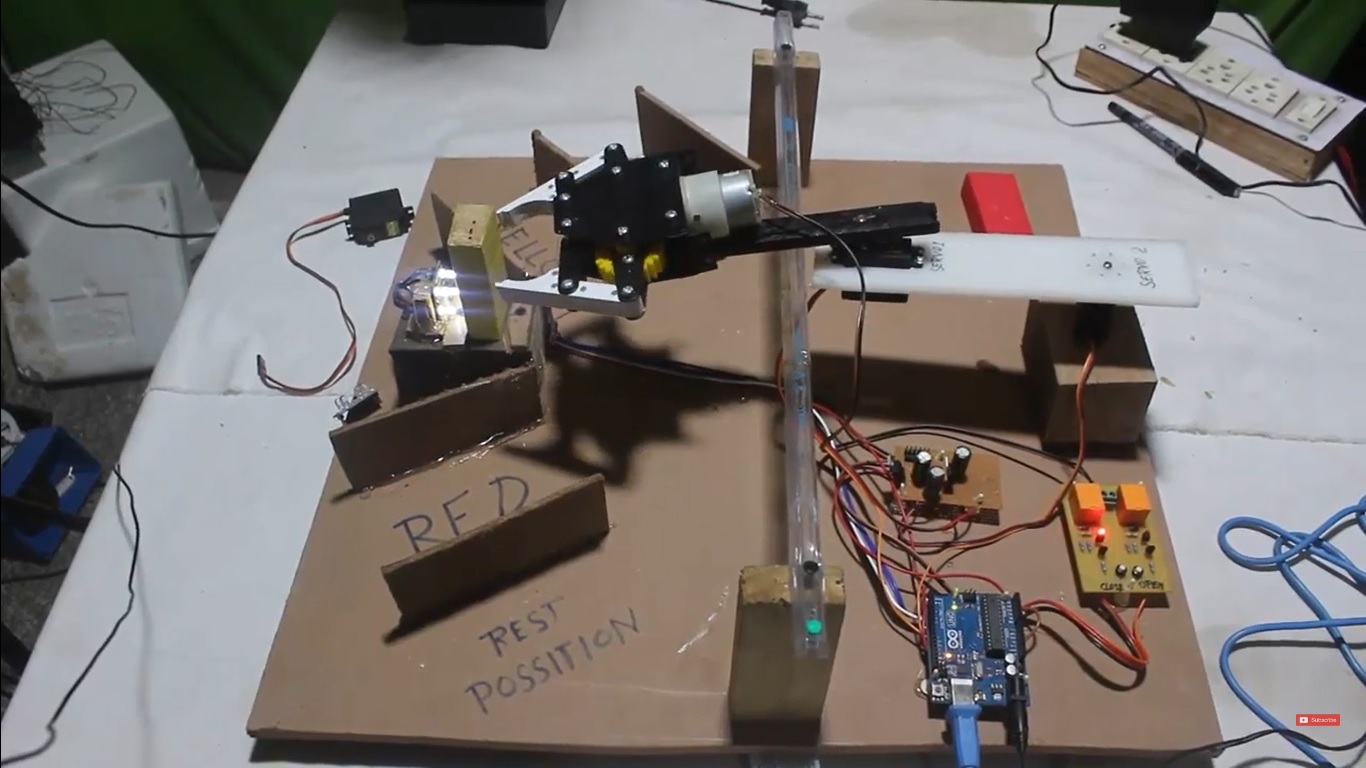 Colour-Based Object Sorting Machine Using Arduino | Project - Circuits ...