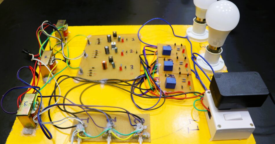 Automated Three-Phase Switching System | An Electrical Project