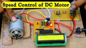 DC Motor Speed Control Using Arduino, PWM, and TIP122 Transistor with LCD Display