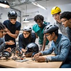 Alternative view of Smart Helmet Engineering Project