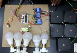 5 Candidates Quiz Buzzer Engineering Project