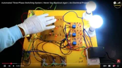 Alternative view of Automated Three-Phase Changer | An Electrical Project