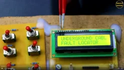 Smart underground cable fault detection and location system for electrical engineering students