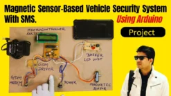 Vehicle Accident Alert System using Magnetic Sensor, Arduino and GSM Modem.