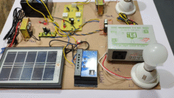 Solar charging and AC backup power project