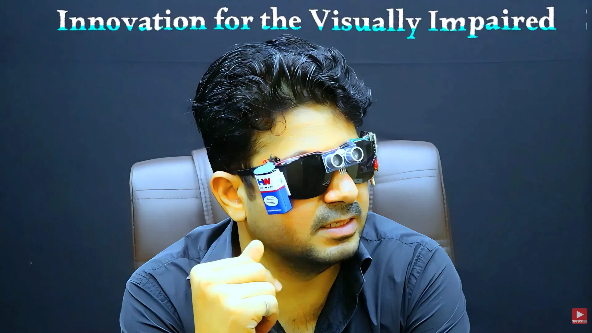 🦯 Smart Glasses for Blind Assistance with Ultrasonic Sensor and SMS Alert - Image 4