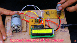 Alternative view of DC Motor Speed Control using Arduino PWM and TIP122 Transistor with LCD Display