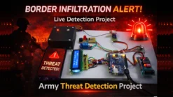 Innovative Army Project intrusion alert demonstration model
