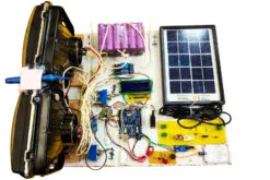 Home 41 Smart Vehicle Safety System Arduino Project working model