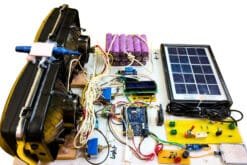 Smart vehicle safety system Arduino project complete hardware model