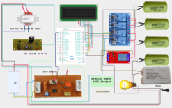 automatic power factor correction circuit diagram using 8051 microcontroller with relay and capacitor bank